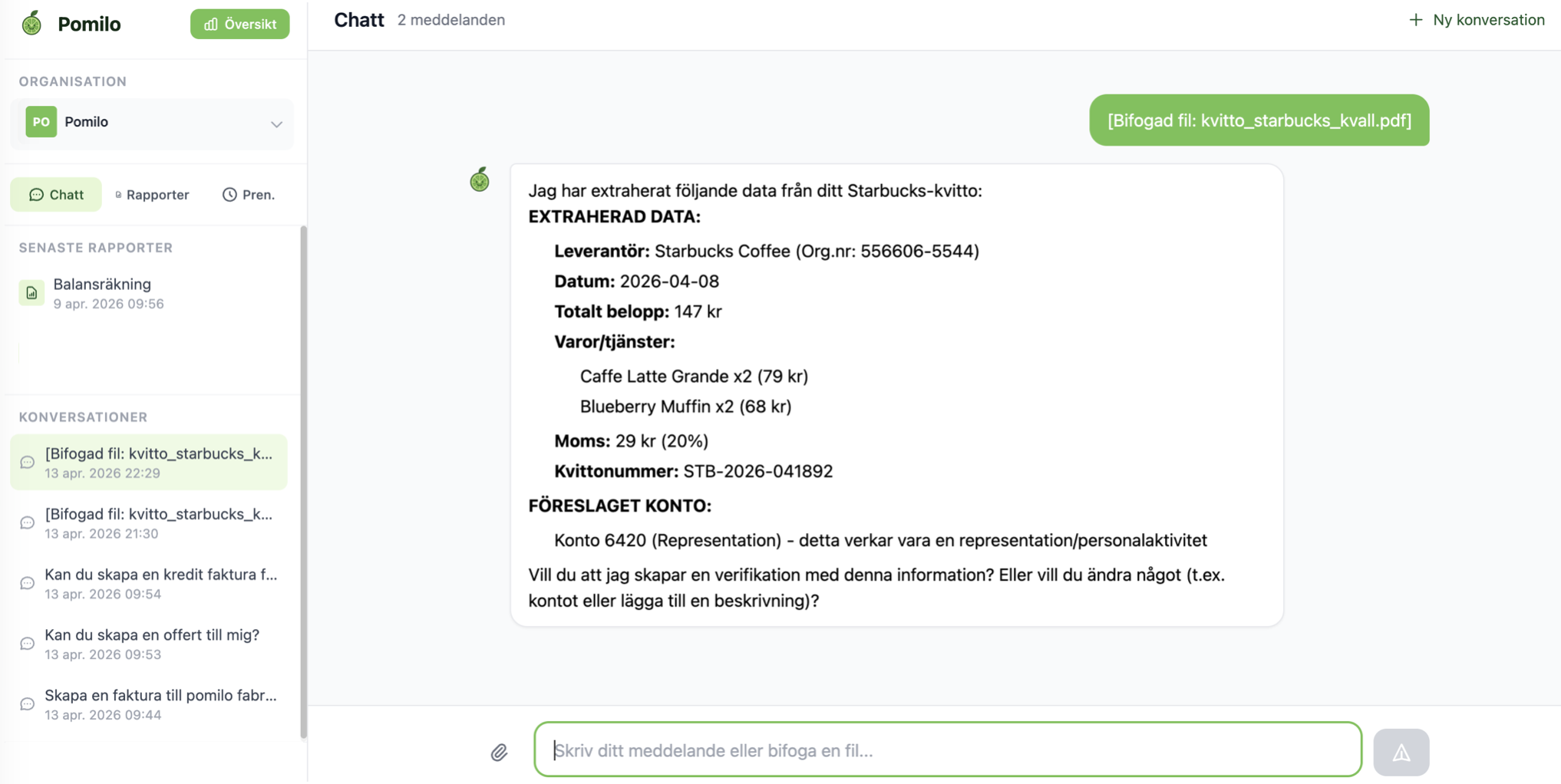 Uppladdning av data